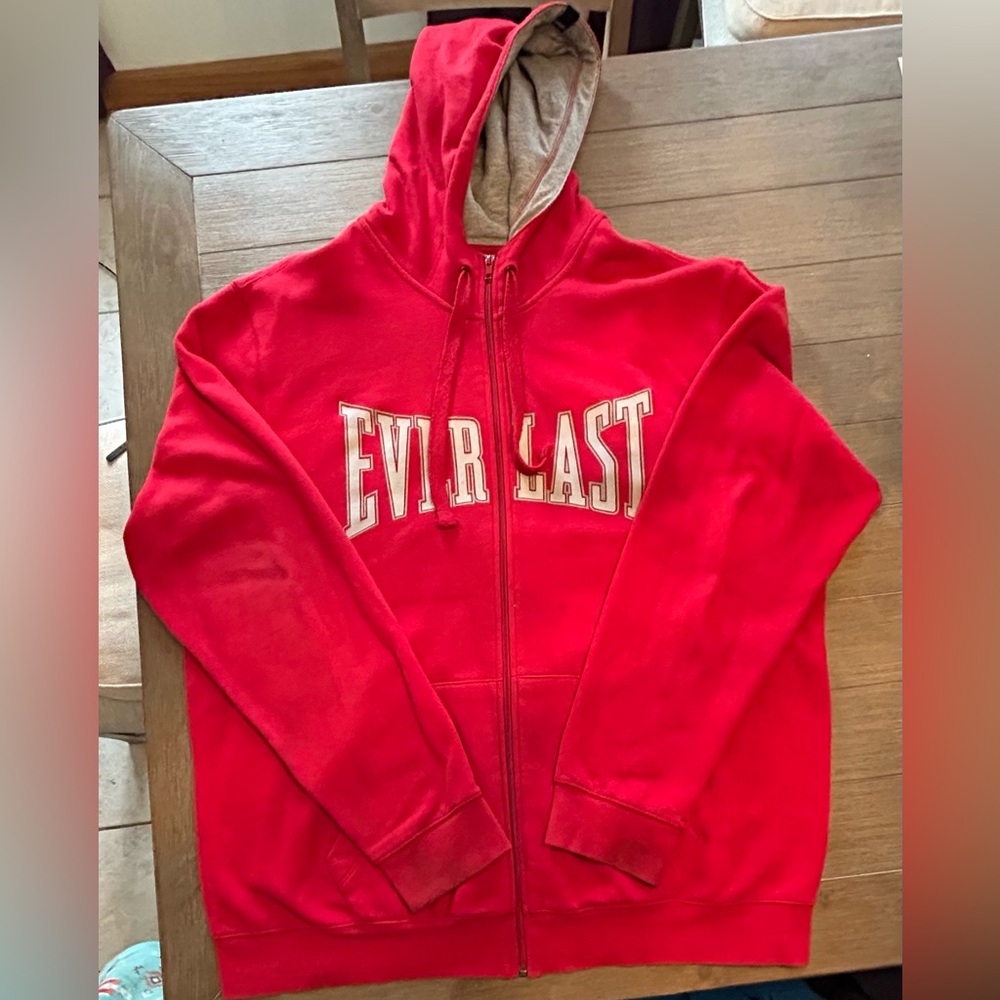 EVERLAST red hoodie size 2x men’s hoodie